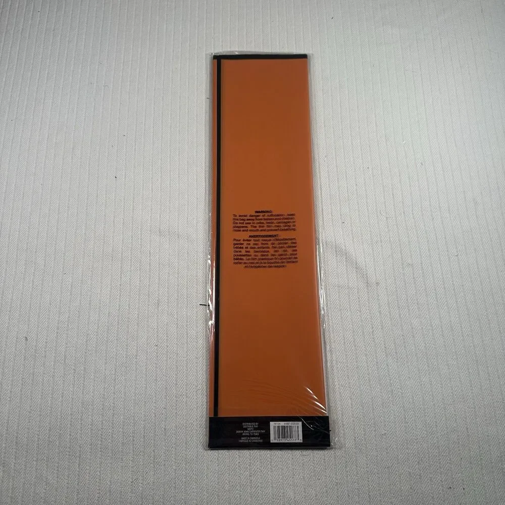 Ashland Halloween Orange Floral Wrapping Paper Lot of 14 22.8x22.8 New